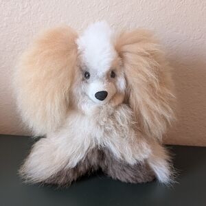 100% Baby Alpaca Stuffed Animal Dog
